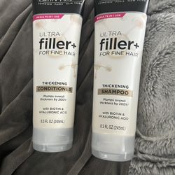 John Frieda Ultra Filler For Fine Hair Shampoo And Conditioner 