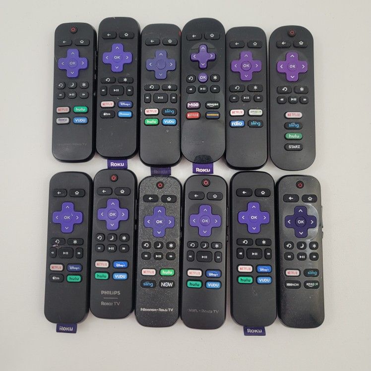 Lot Of 12 Roku Remotes 