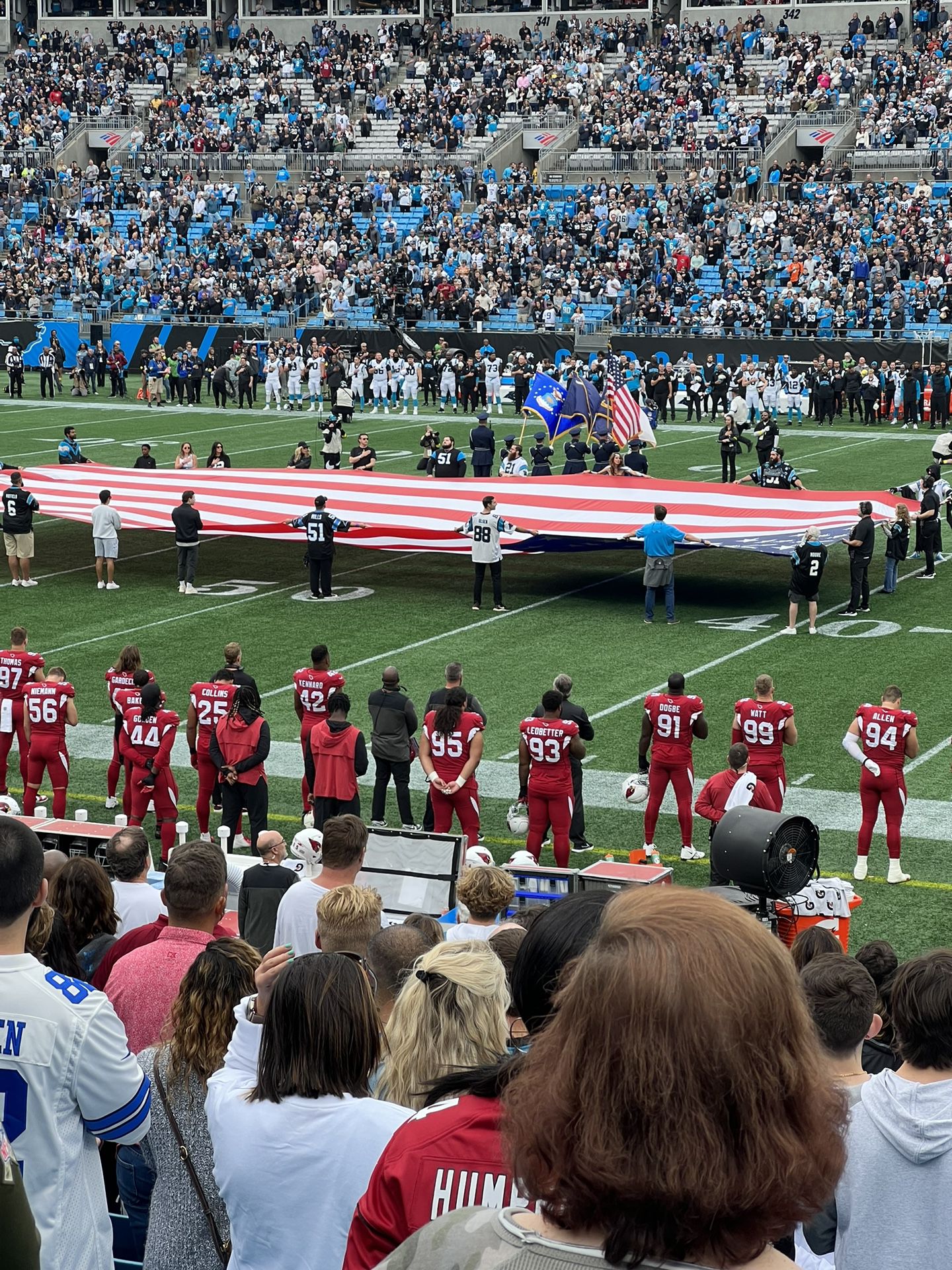 2 Lower level TNF Premium Section 110 Tickets panthers Vs Falcons 