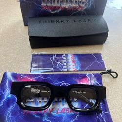 Rhude × Thierry Lasry sunglasses black clear lens