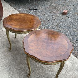 Pair Of Karges Furniture Side Tables