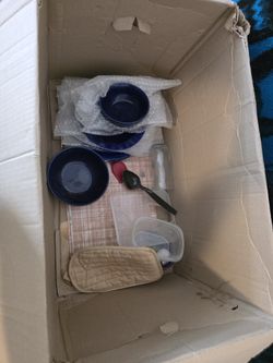 Box Of Dishes