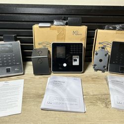 Bundle NGTeco time clock W2 Fingerprint Time Clock, MB2 Face, Finger Scan, RFID and PIN Punching in 
