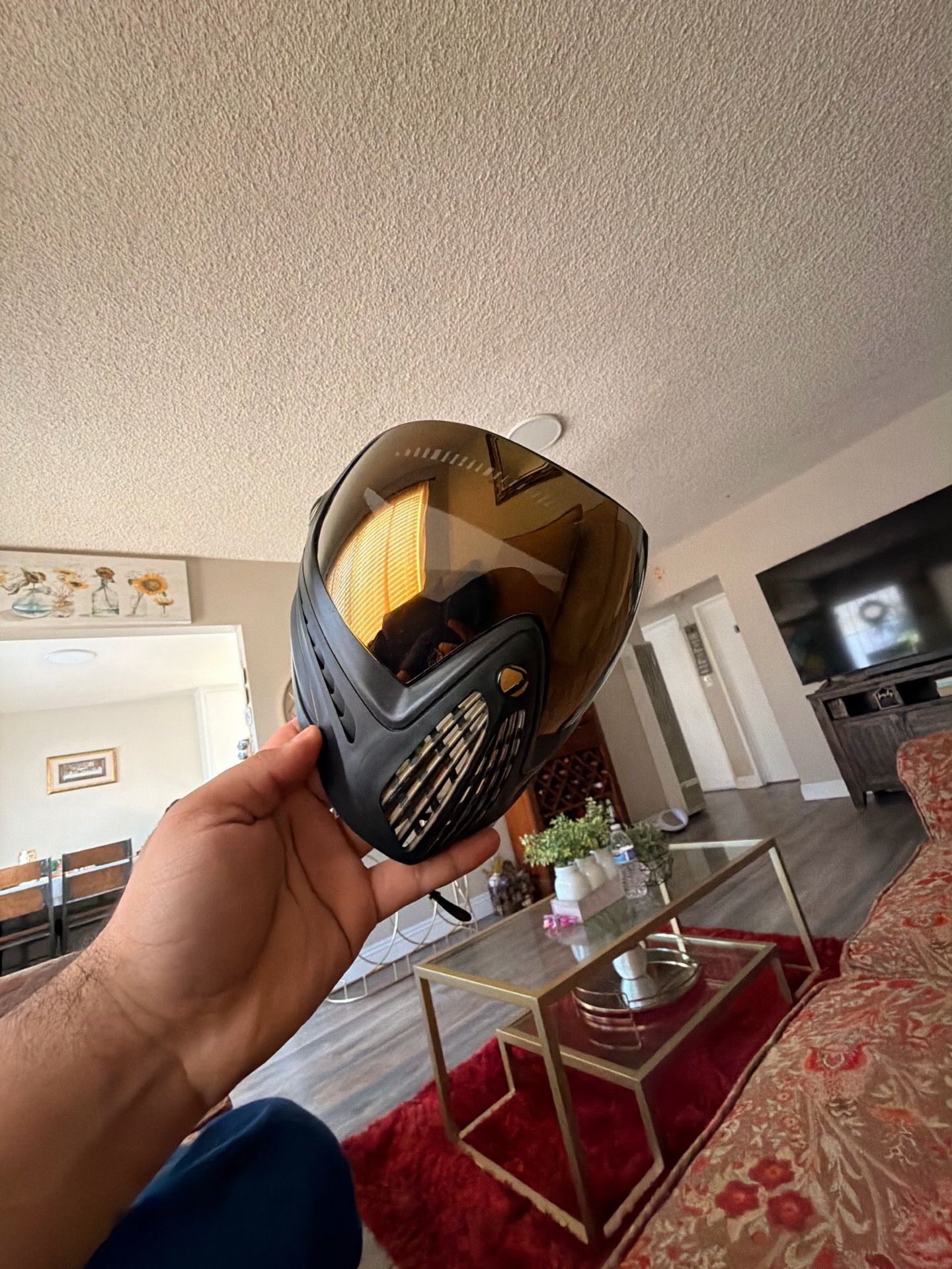 dye i4 gold face mask airsoft/paintball
