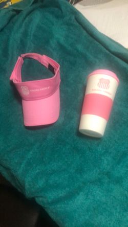 New Union Pacific Sun Visor & Coffee Cup