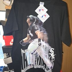Vintage Sox Frank Thomas Shirt New With Tags Large