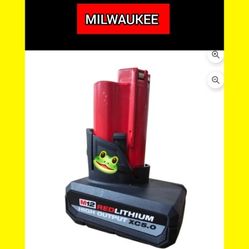 Milwaukee M12 5.0 HIGH OUTPUT BATTERY AND CHARGER 88 MILWAUKEE TOOLS 