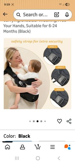 Baby to toddler structured sling