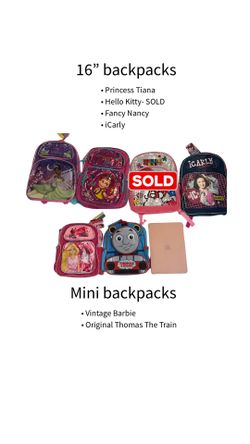 Y2K Era Kids' Character Backpacks | Great for Senior Year Backpacks