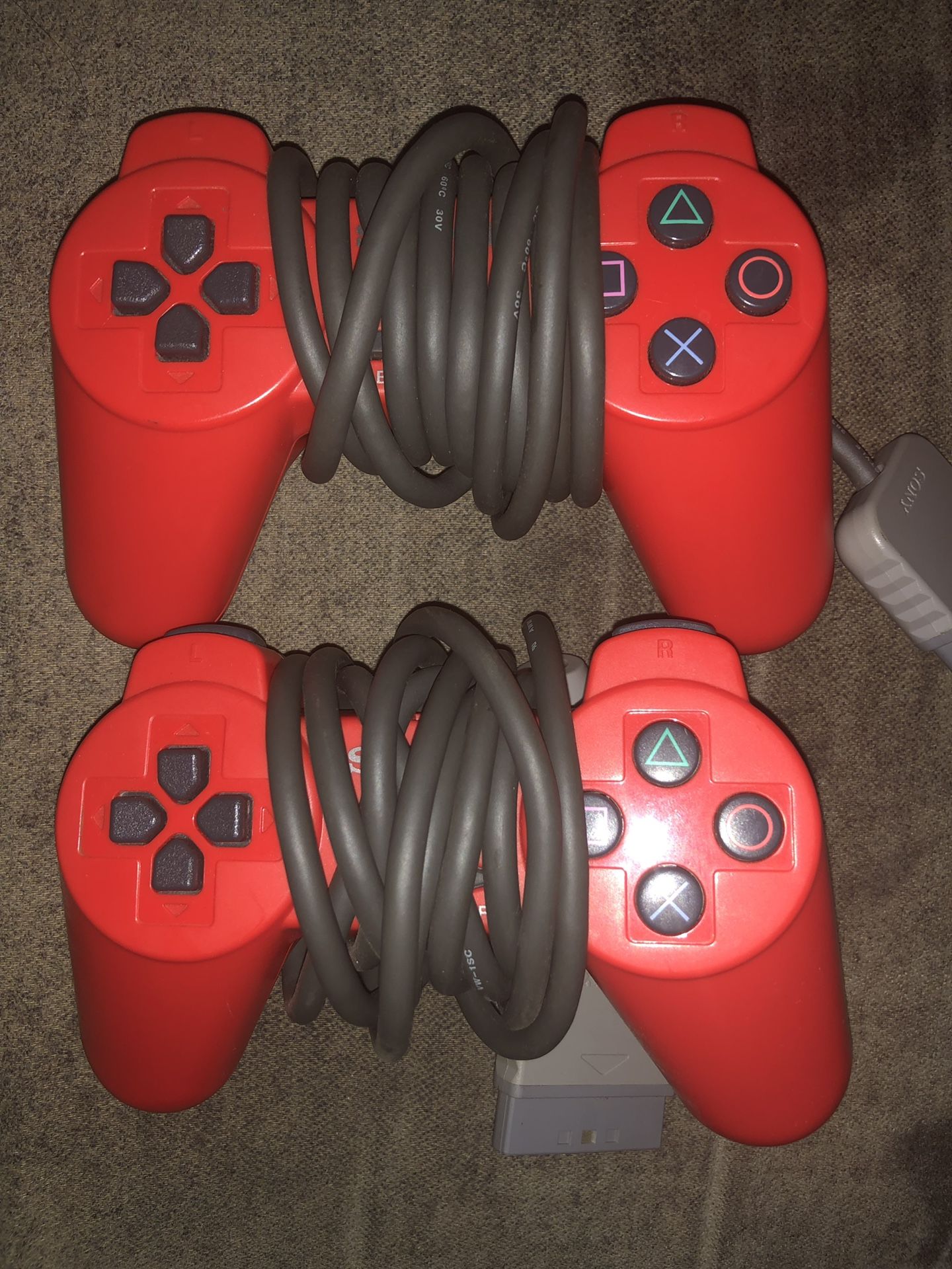 Red ps1 controllers
