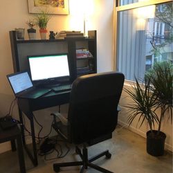Ikea Desk with Chair