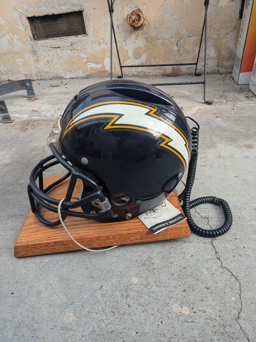 Chargers Football Helmet Phone