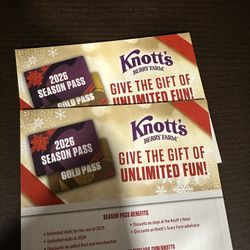 4 Knotts  Berry Farm Tickets 