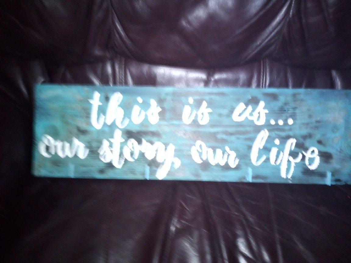 Handmade wood signs