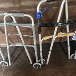 Crutches and walkers