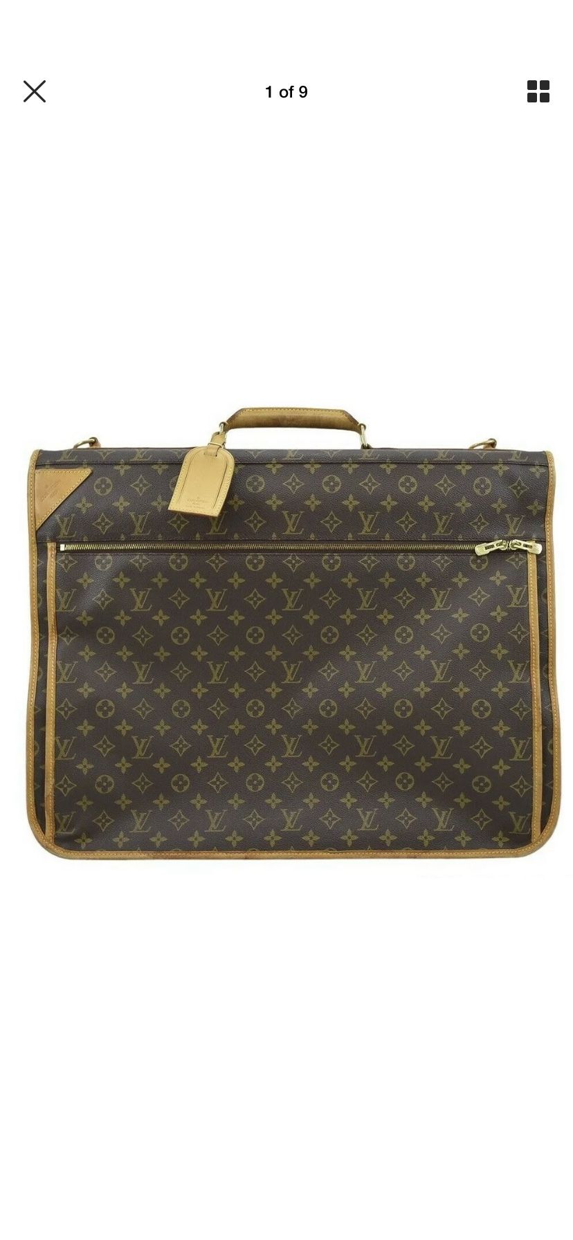 Louis Vuitton authentic garment travel carrier bag