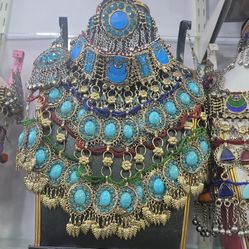 Turquoise Necklace 3 Pc 