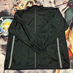 Nike Vintage Retro Black Zip Up Windbreaker XXL