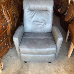 Real Leather Electric Recliner 