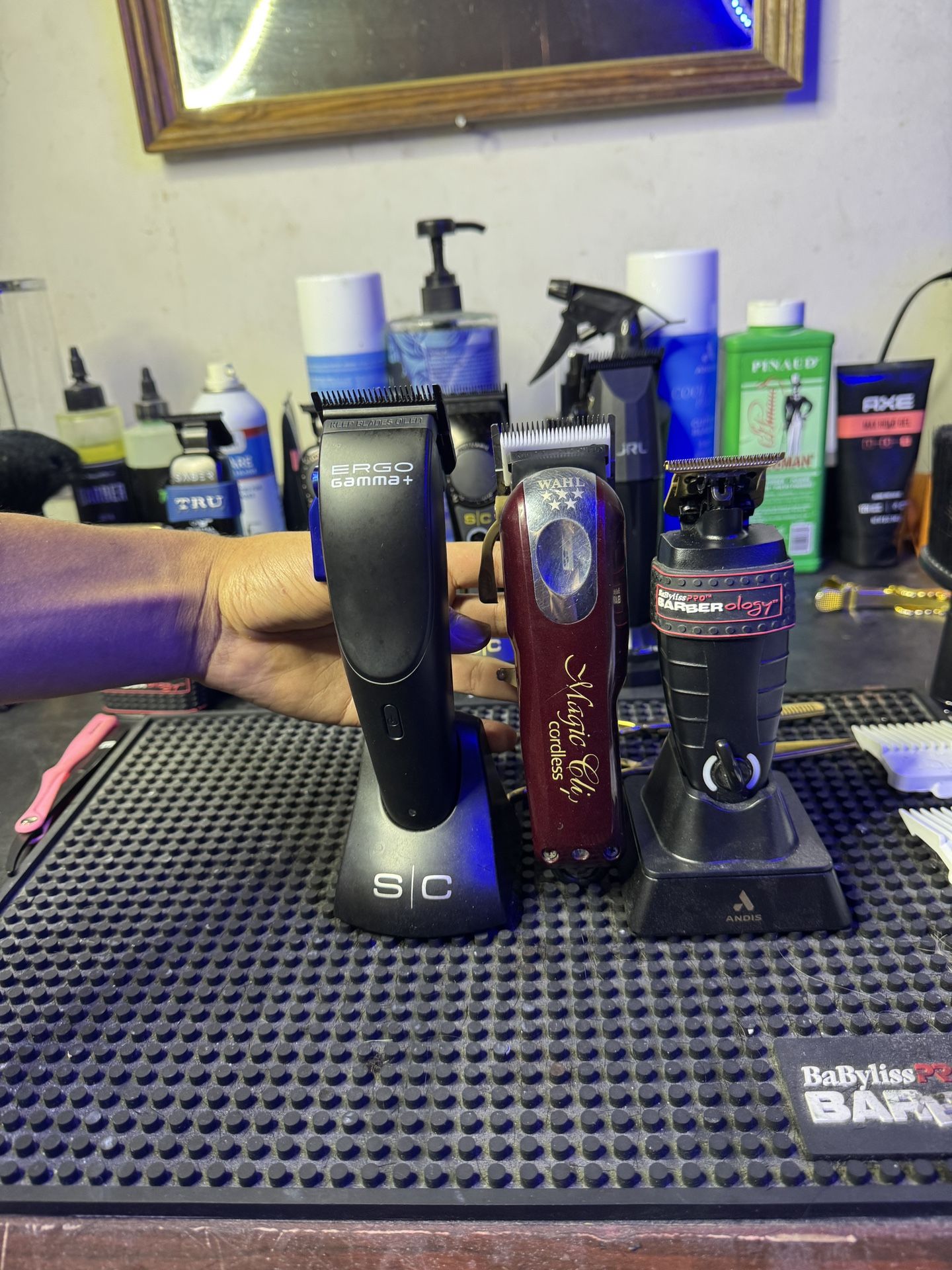 Barber Clippers And Trimmers, Style Craft Andis, Whal Magics