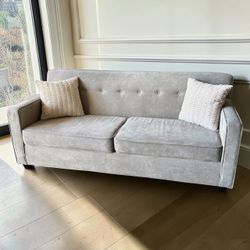 Light Gray Modern Stockholm Sofa - Used for Staging Only