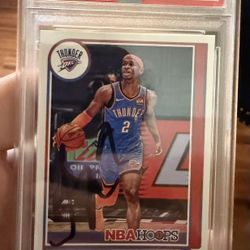 Shai  Gilgeous-Alexander PSA Auto Signed at NBA Finals