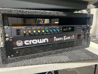 ROLAND DEP -5. DIGITAL PROCESSOR AND CROWN POWER BASS 1 PRO AUDIO EQUIPMENT GREAT WORKING CONDITION 💯✅📺✅💯
