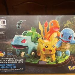 Pokemón 4d Build Puzzle 