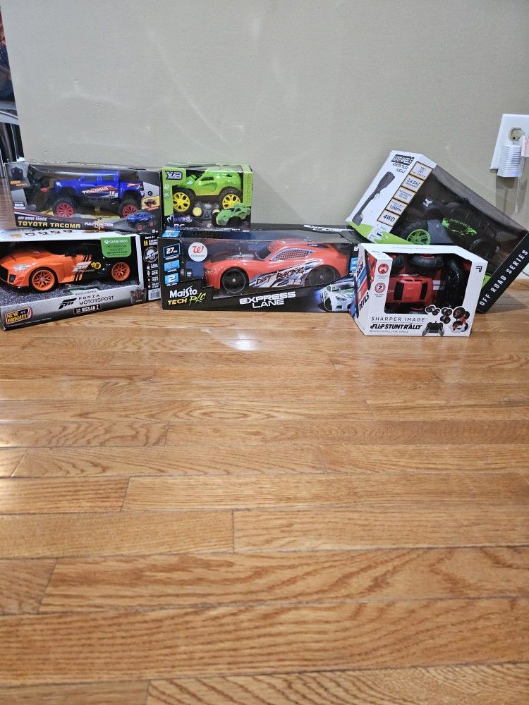 6 Remote Control Cars