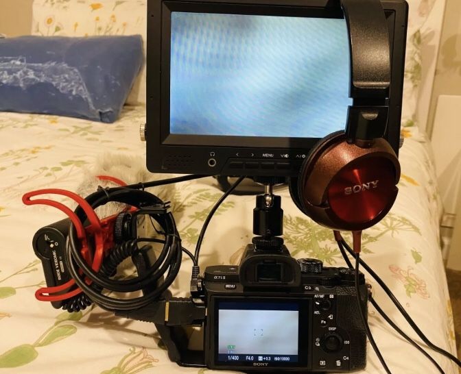 Sony Alpha A7S II 12.2MP Digital Camera - Complete filmmaking setup