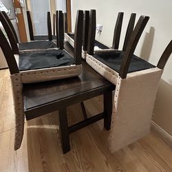 Dining Room Table with Four Chairs and Bench