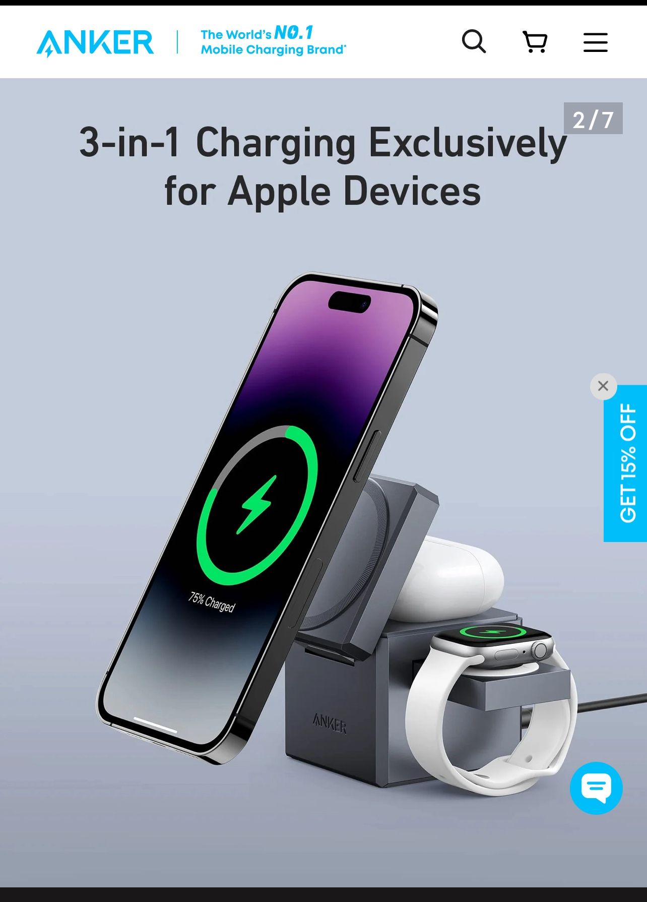 3 In 1 Cube With MagSafe Charger