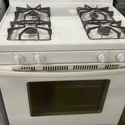 Amana White Gas Stove Used 