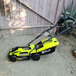 Ryobi 13-in Corded Electric Walk Behind Push Mower 