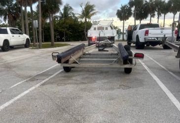 Boat trailer Heavy duty torsion tri-axles