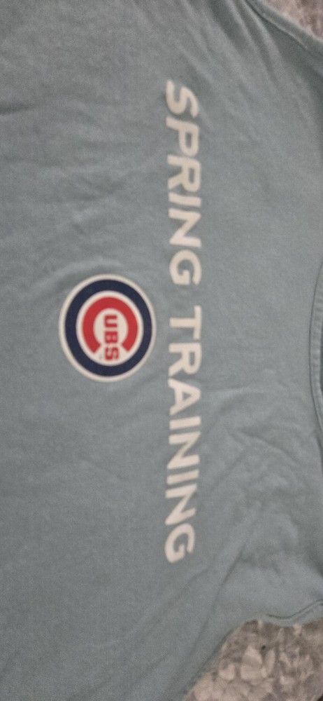 Xl Light Blue Green Cubs Spring Training Tank Top