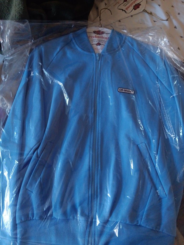 Offwhite Baby Blue Jacket