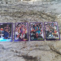 Topps chrome basket ball cards 
