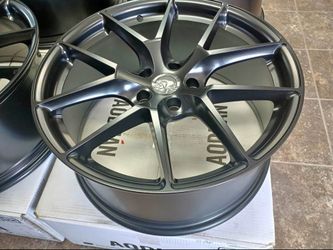 19x9.5 aodhan wheels satin black in payments/en pagos