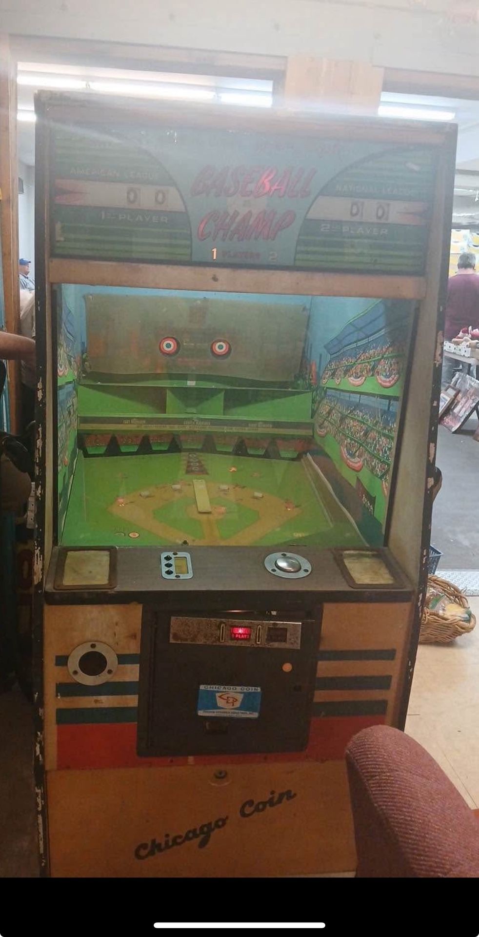 Baseball champ arcade game *works” for Sale in Summerfield, FL - OfferUp
