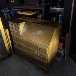 Dresser And Desk Combo