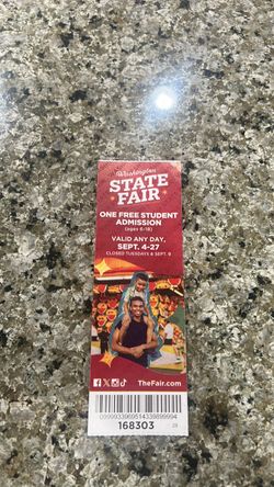 Washington state fair tickets
