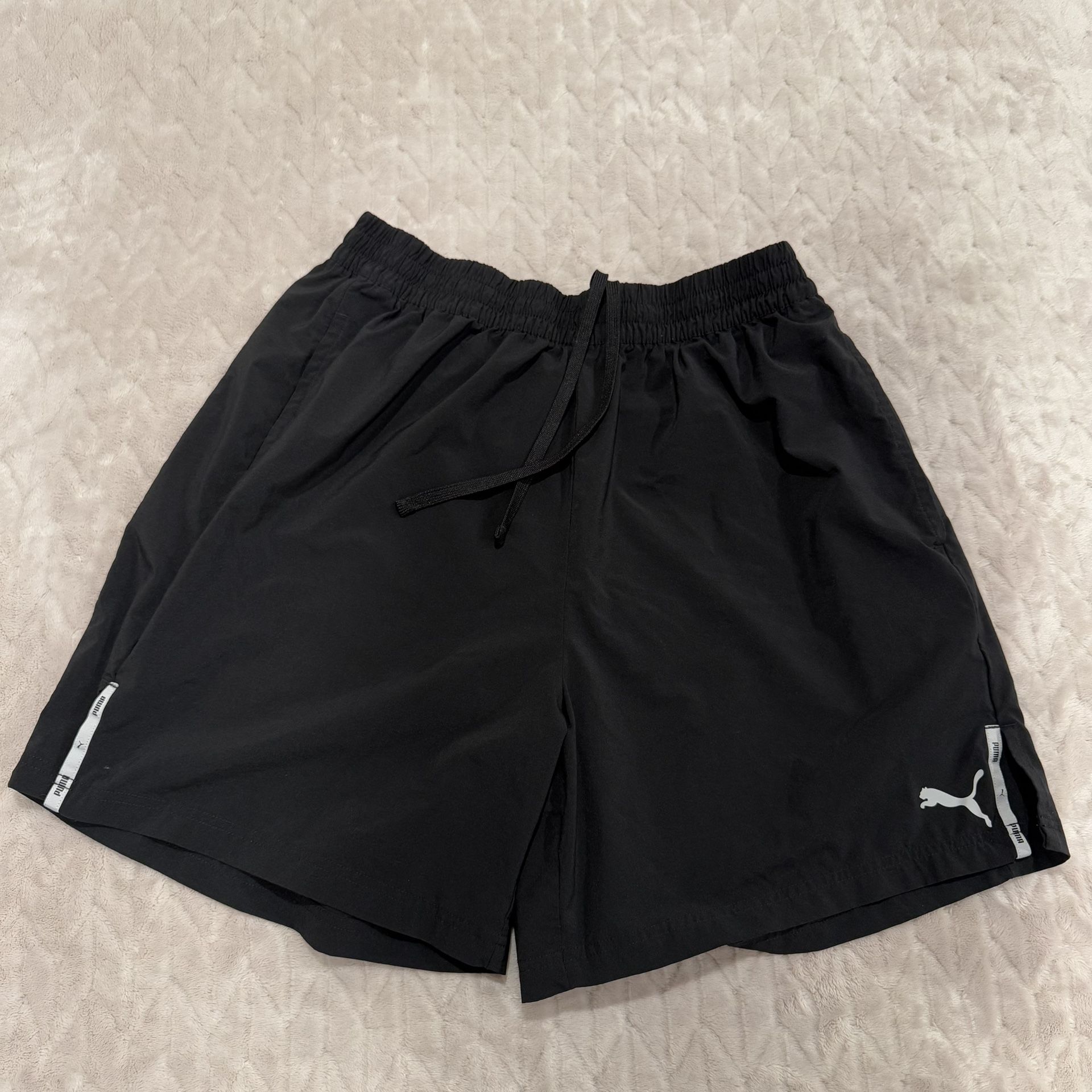 PUMA Training Shorts Men's XXL Black Lightweight Gym Athletic Workout Running