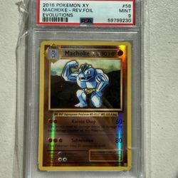 Machoke #58 - PSA 9