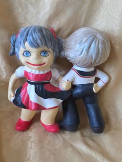 Polystone Cosplay Kids Figurine, Atlantic Mold, Mid-20th Century