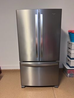 Whirlpool 25 cu ft French Door Refrigerator - Fingerprint Resistant Stainless (2019)