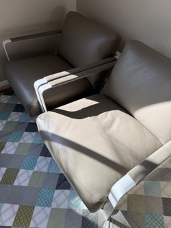 Like New MODLOFT Crosby Lounge Chair - Castle Gray