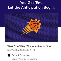 Suns Vs Timberwolves Game 3 Tickets 