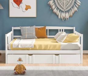 Full Size Daybed with Twin Size Trundle