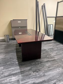 Mahogany Executive Office Desk